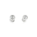 PENDIENTES CHOPARD ORO BLANCO CON DIAMANTE