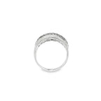 ANILLO DE ORO BLANCO CON DIAMANTES