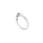 SORTIJA DE ORO BLANCO CON DIAMANTES