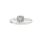 SORTIJA DE ORO BLANCO CON DIAMANTES