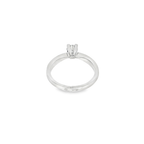 SOLITARIO ORO BLANCO CON DIAMANTE