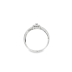 SORTIJA DE ORO BLANCO CON DIAMANTES