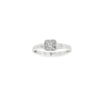 SORTIJA DE ORO BLANCO CON DIAMANTES