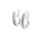PENDIENTES DE ORO BLANCO CON DIAMANTES