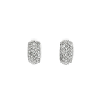 PENDIENTES ARO DE ORO BLANCO CON DIAMANTES