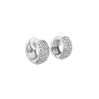 PENDIENTES ARO DE ORO BLANCO CON DIAMANTES