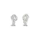 PENDIENTES DE ORO BLANCO CON DIAMANTES