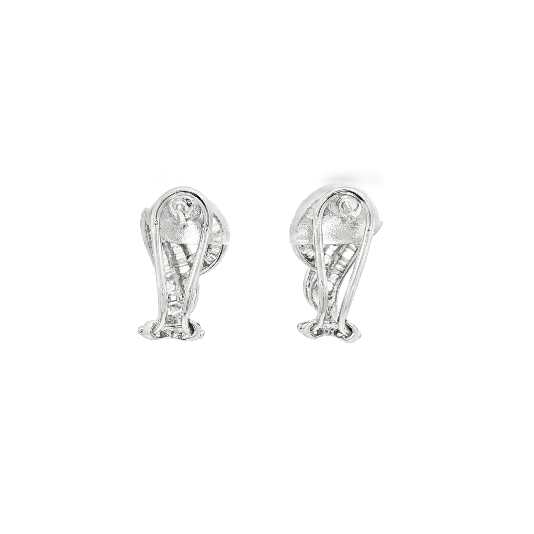 PENDIENTES DE ORO BLANCO CON DIAMANTES