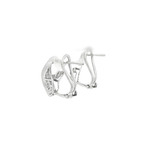 PENDIENTES DE ORO BLANCO CON DIAMANTES
