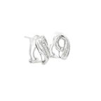 PENDIENTES DE ORO BLANCO CON DIAMANTES