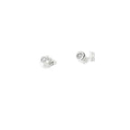 PENDIENTES ORO BLANCO CON BRILLANTE