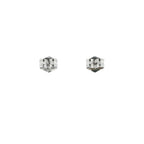 PENDIENTES ORO BLANCO CON BRILLANTE