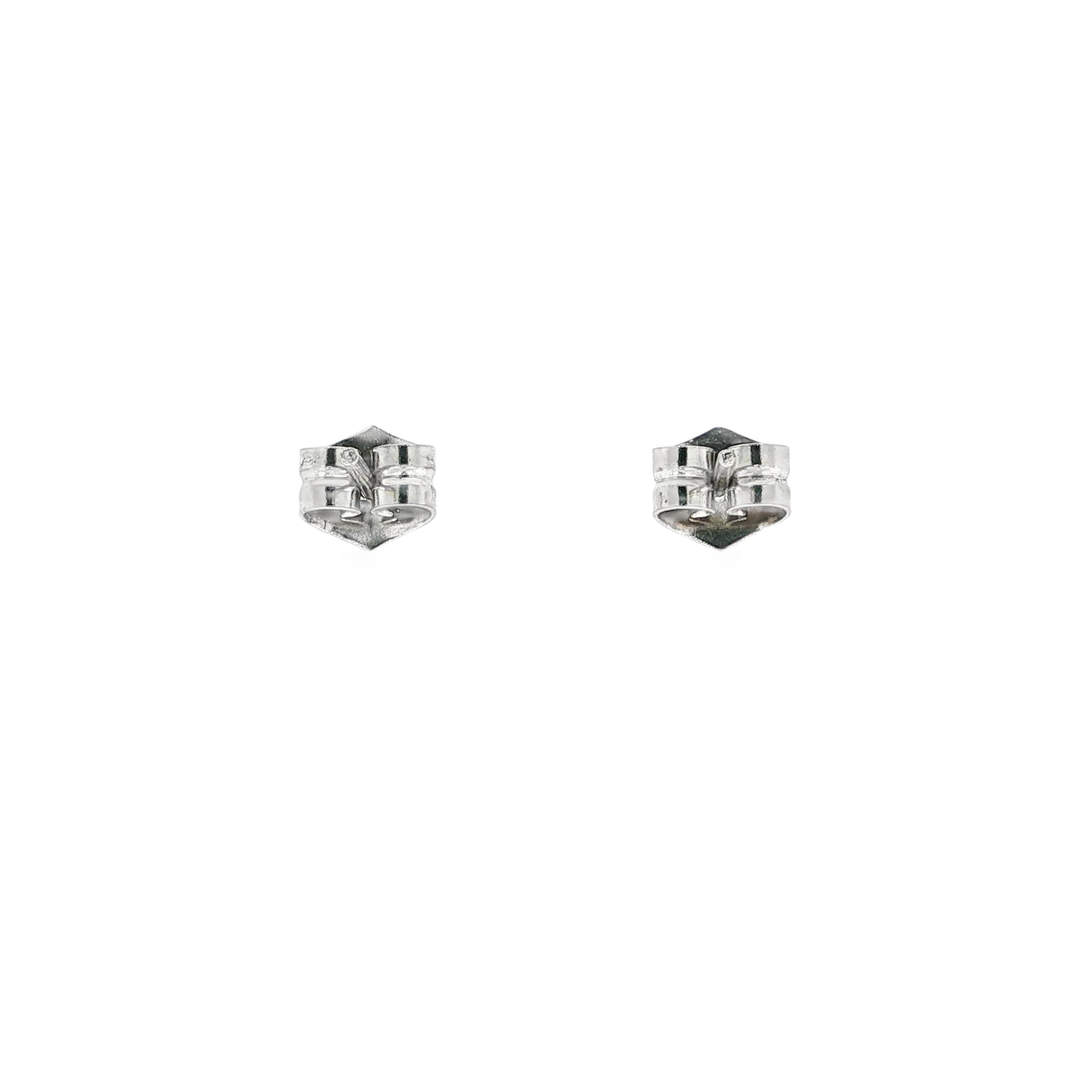 PENDIENTES ORO BLANCO CON BRILLANTE