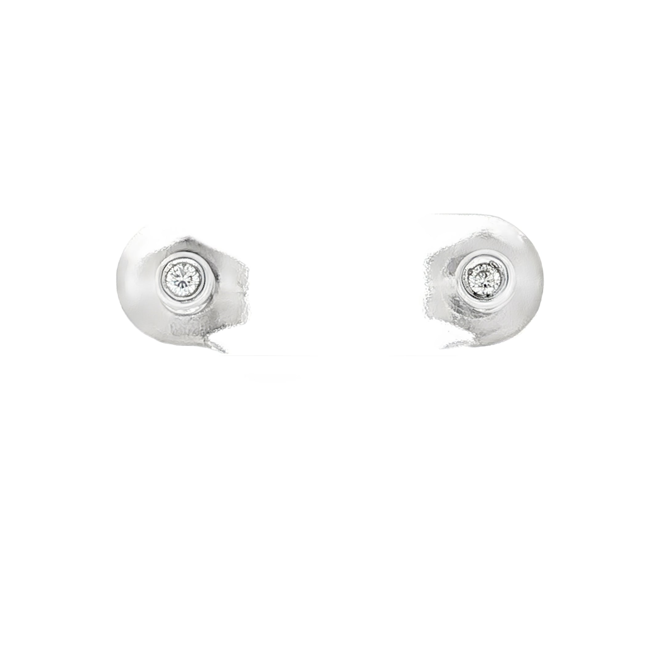 PENDIENTES ORO BLANCO CON BRILLANTE