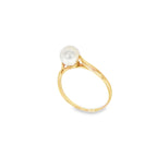 ANILLO ORO ROSA CON PERLA