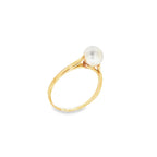 ANILLO ORO ROSA CON PERLA