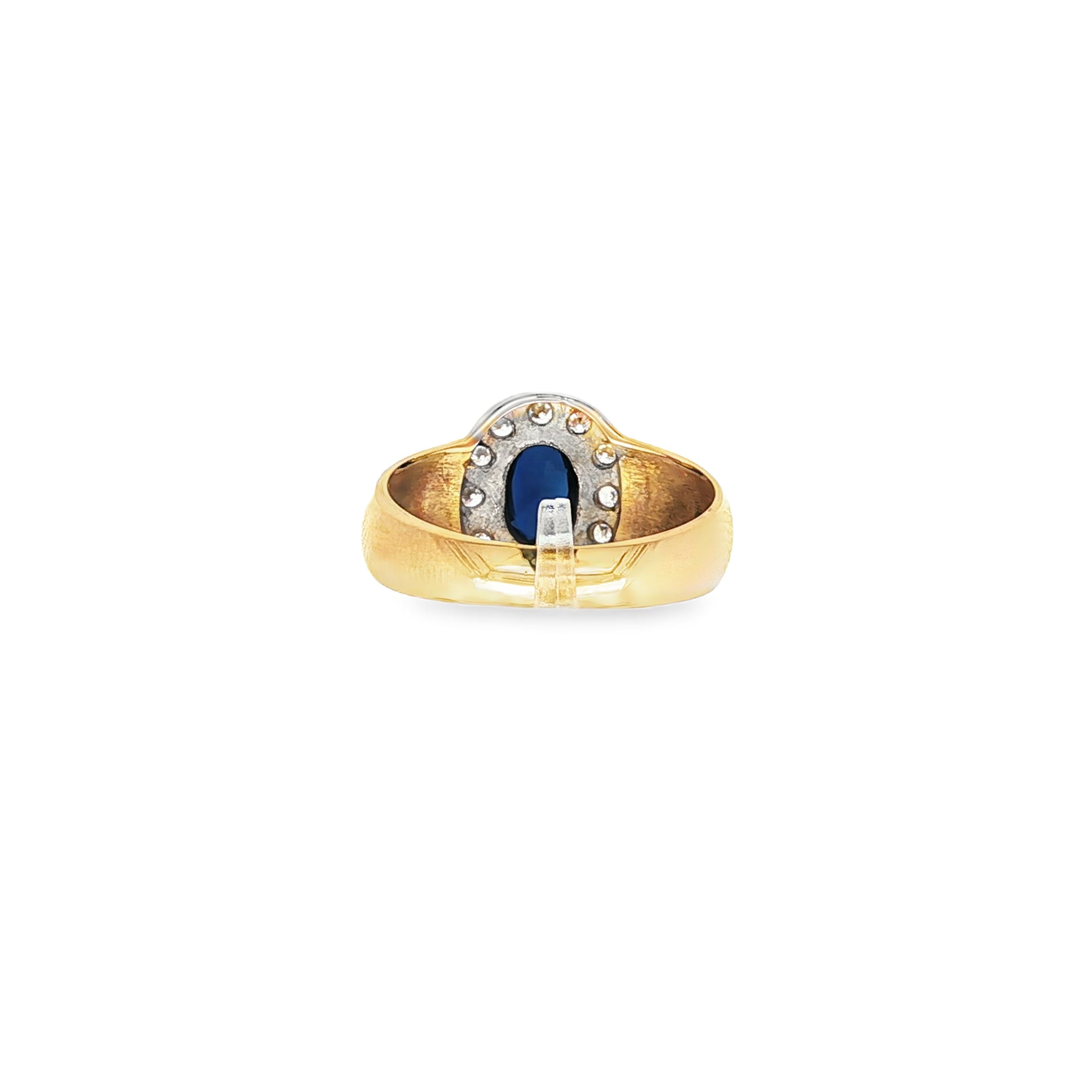 ANILLO ZAFIRO Y CIRCONITAS