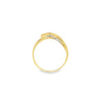 ANILLO CRUZADO CON DIAMANTES