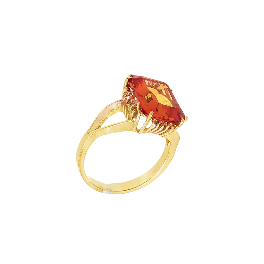 ANILLO CON PIEDRA AMBAR
