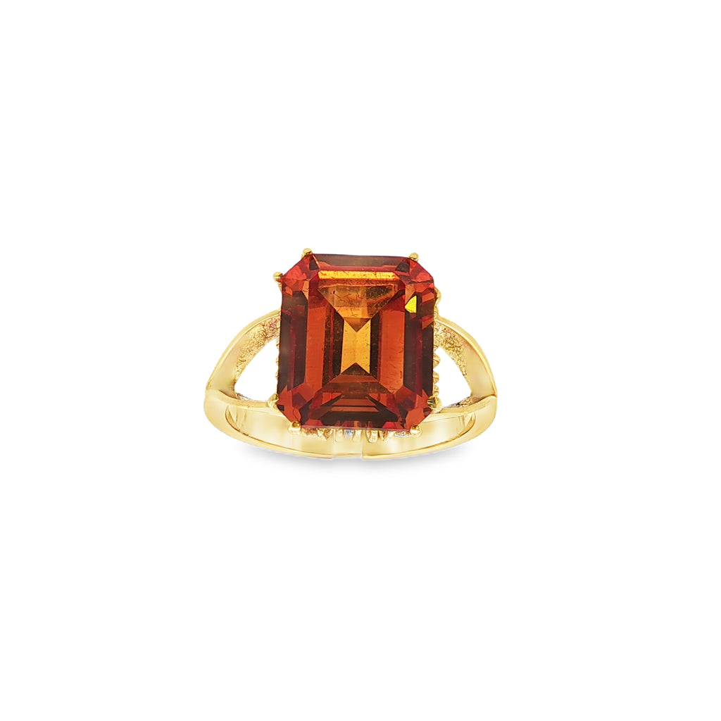 ANILLO CON PIEDRA AMBAR