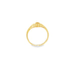 ANILLO SELLO ESMERALDA Y BRILLANTES