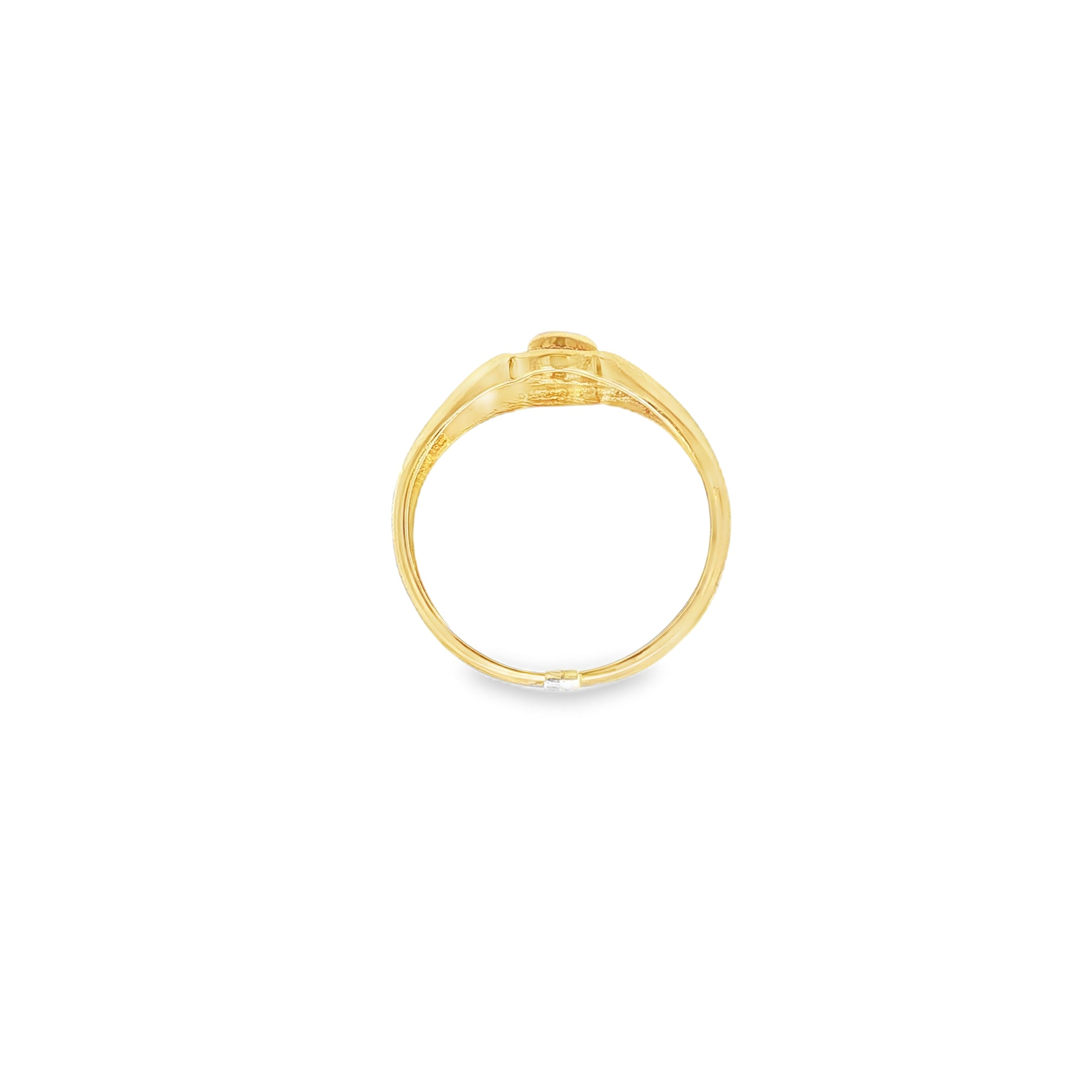 ANILLO SELLO ESMERALDA Y BRILLANTES