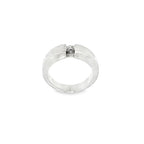 ANILLO ORO BLANCO CON DIAMANTE 0.14qt