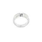 ANILLO ORO BLANCO CON DIAMANTE 0.14qt