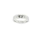 ANILLO ORO BLANCO CON DIAMANTE 0.14qt
