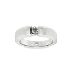 ANILLO ORO BLANCO CON DIAMANTE 0.14qt