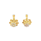 PENDIENTES FLOR CON CIRCONITAS