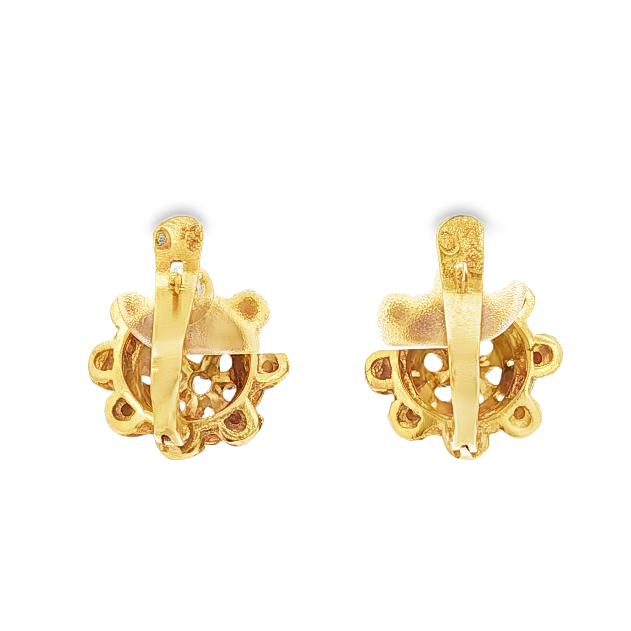 PENDIENTES FLOR CON CIRCONITAS