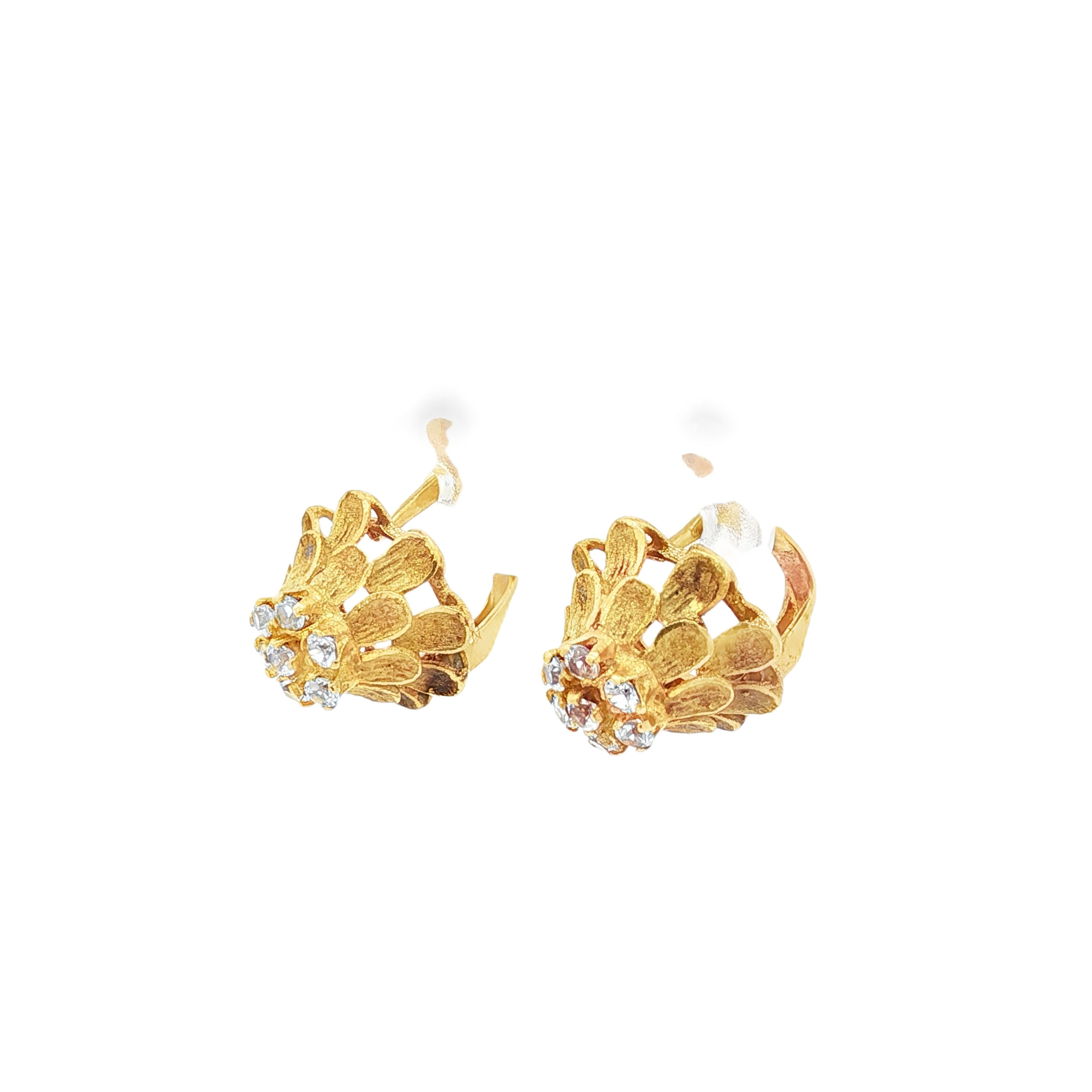 PENDIENTES FLOR CON CIRCONITAS