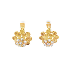 PENDIENTES FLOR CON CIRCONITAS
