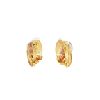 PENDIENTES AHUECADOS BICOLOR