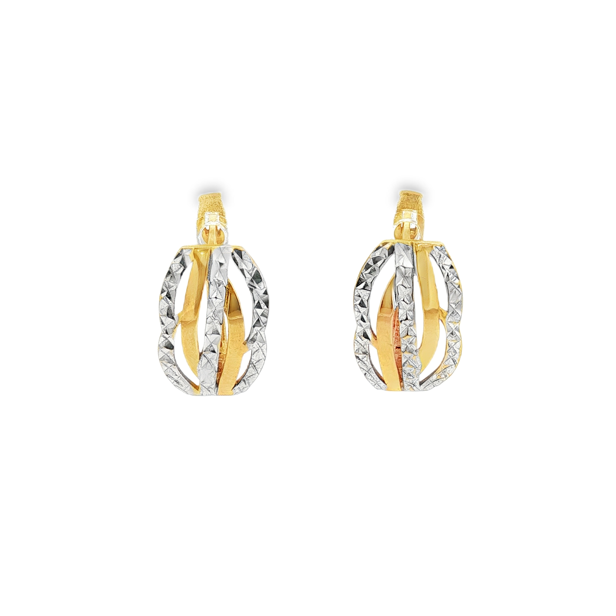 PENDIENTES BICOLOR