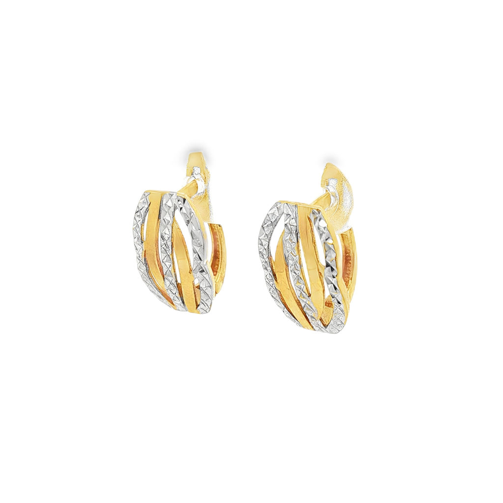 PENDIENTES BICOLOR