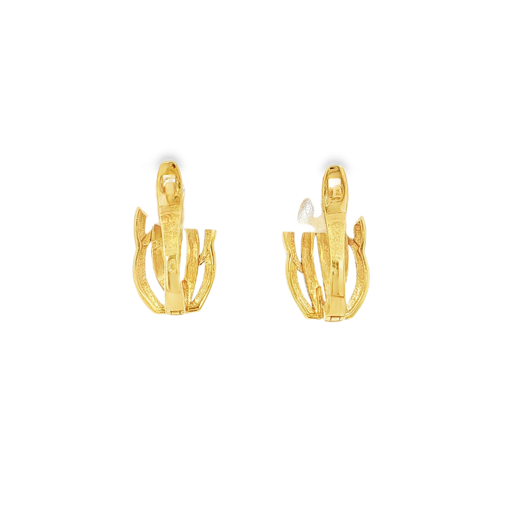 PENDIENTES BICOLOR