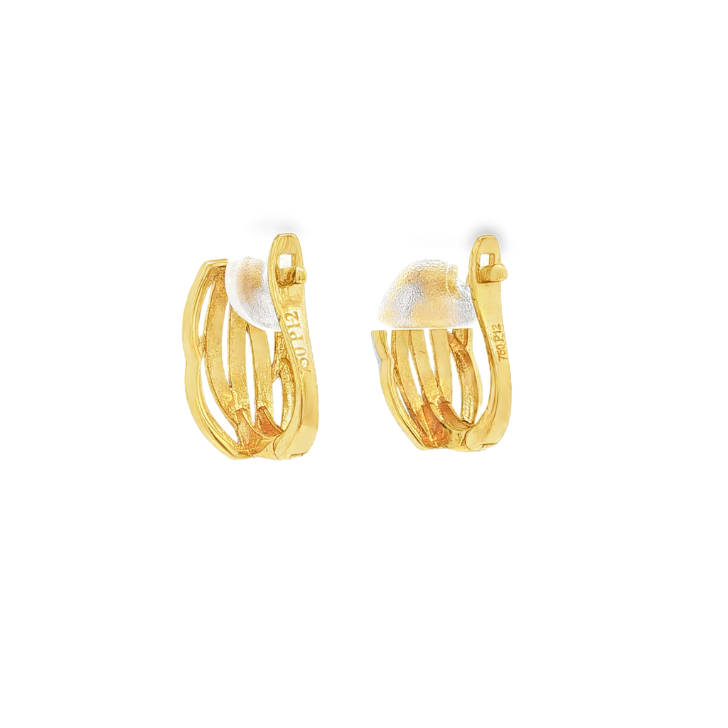 PENDIENTES BICOLOR
