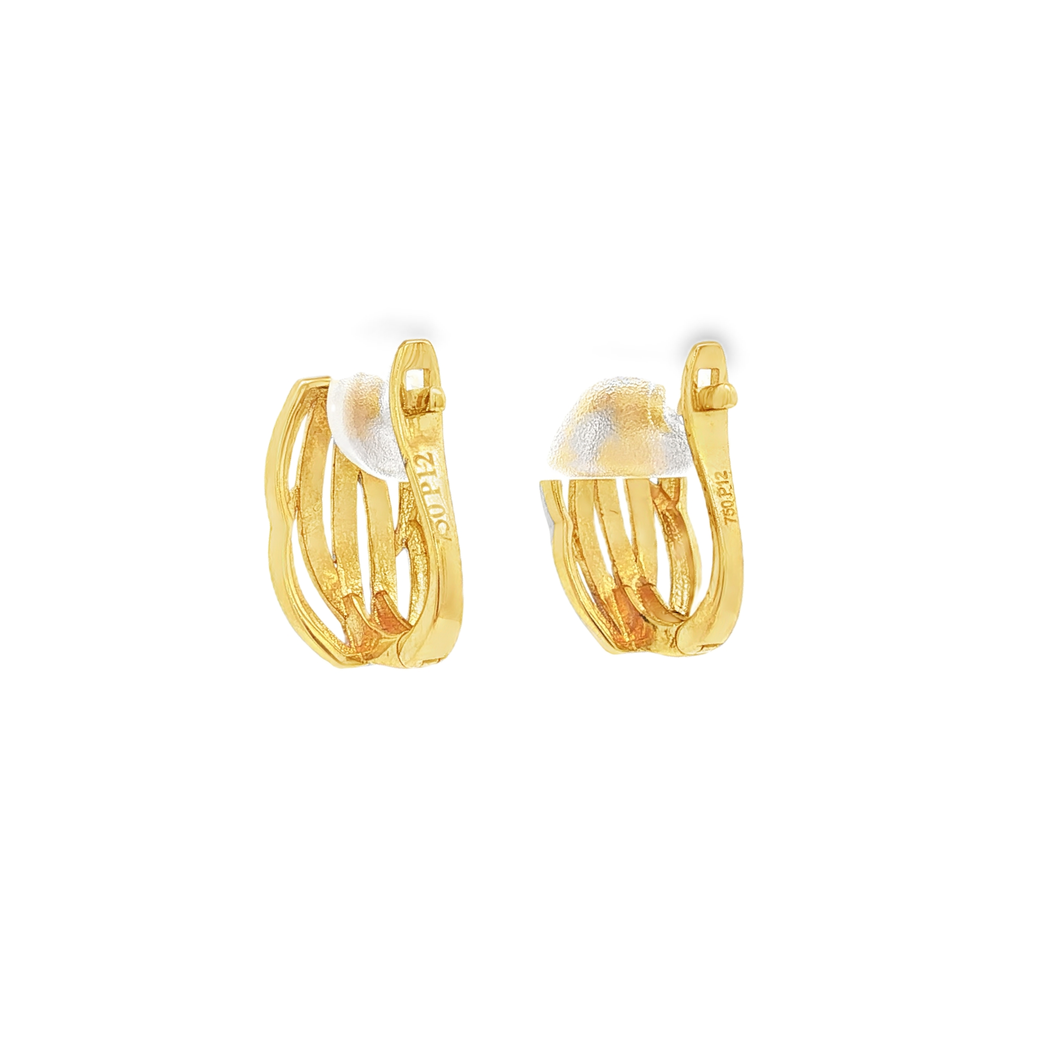 PENDIENTES BICOLOR