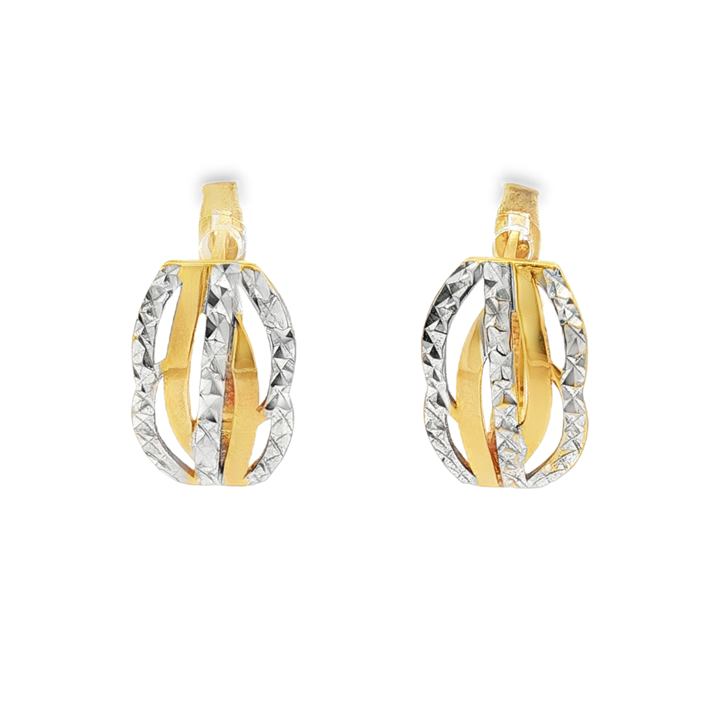 PENDIENTES BICOLOR