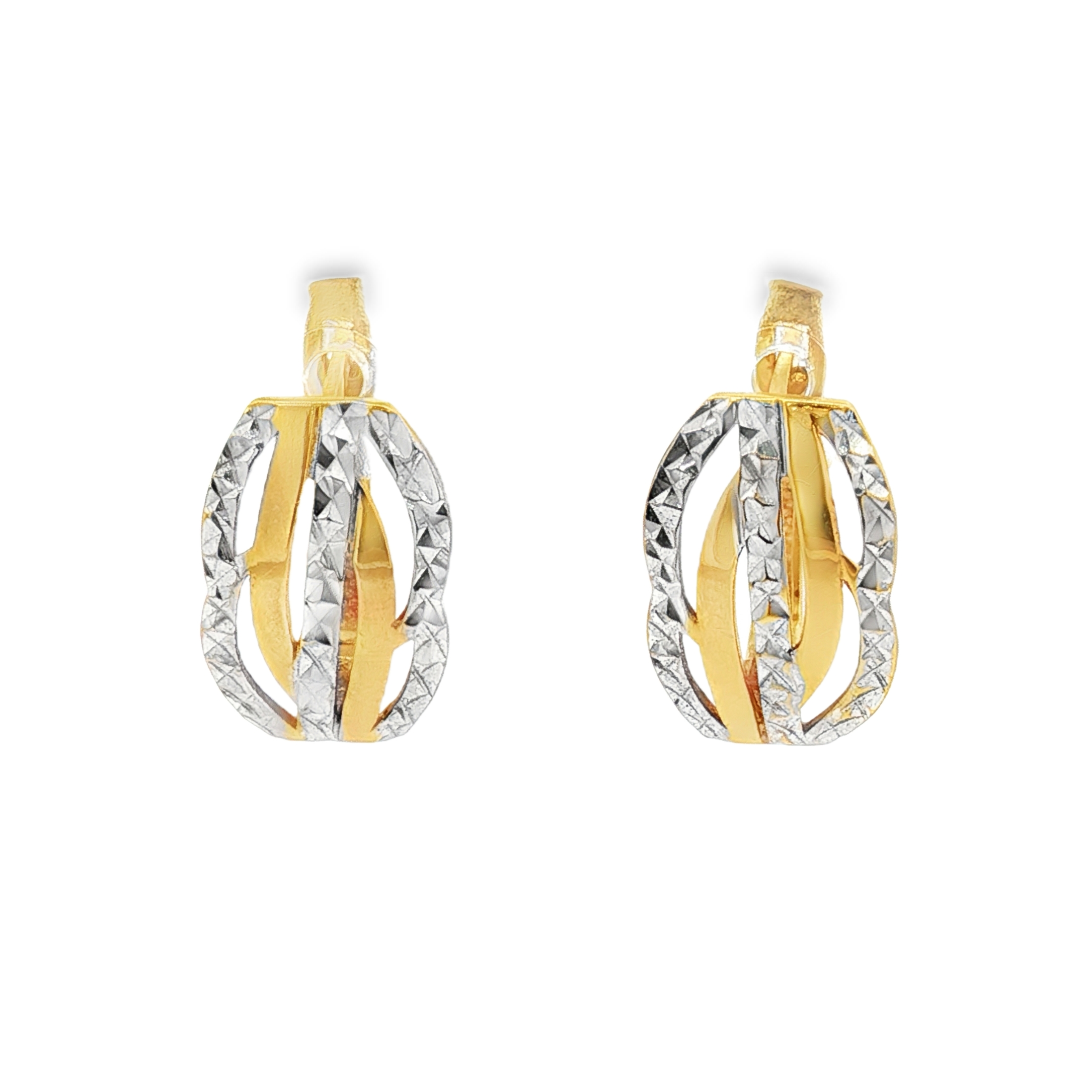 PENDIENTES BICOLOR