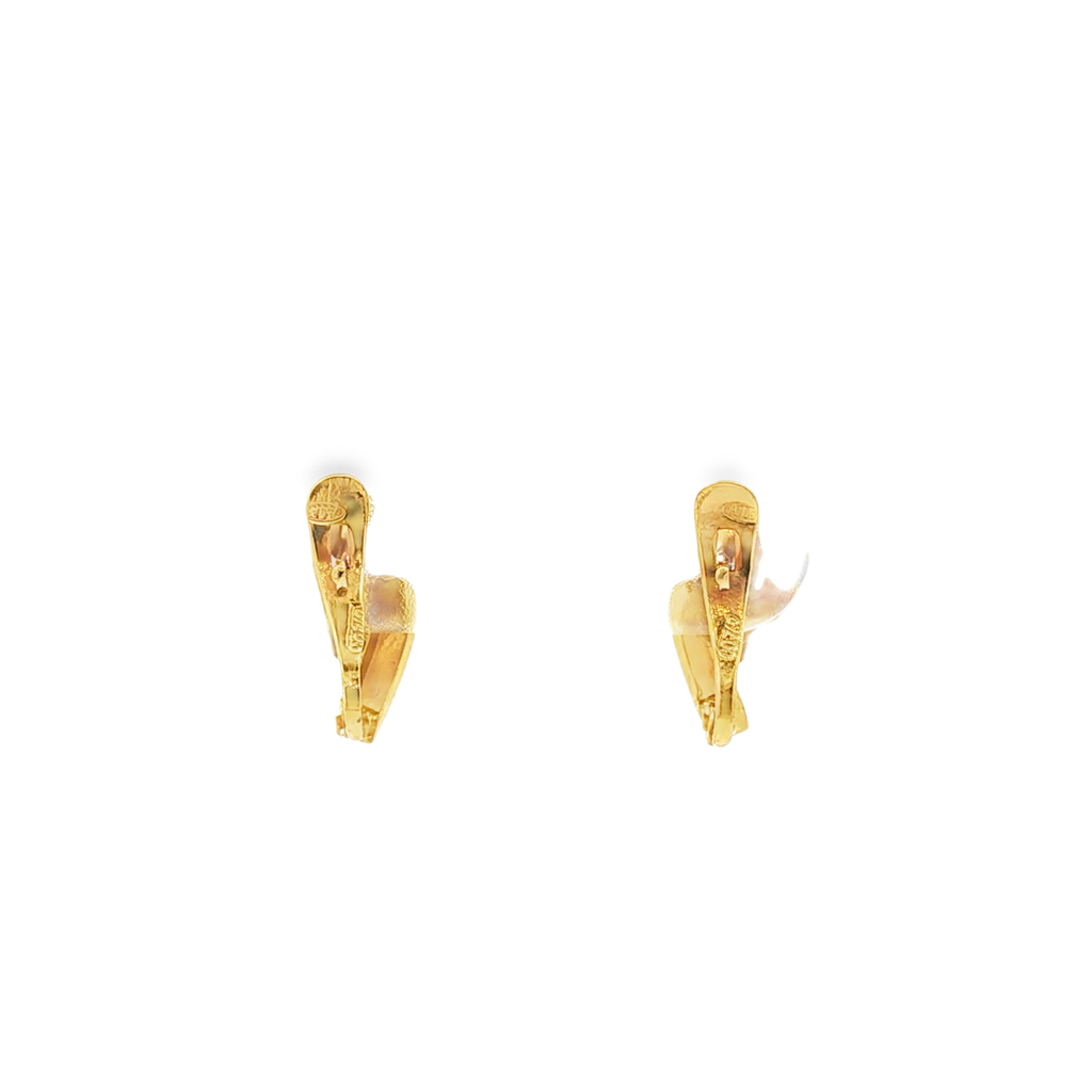 PENDIENTES BICOLOR CON CIRCONITAS
