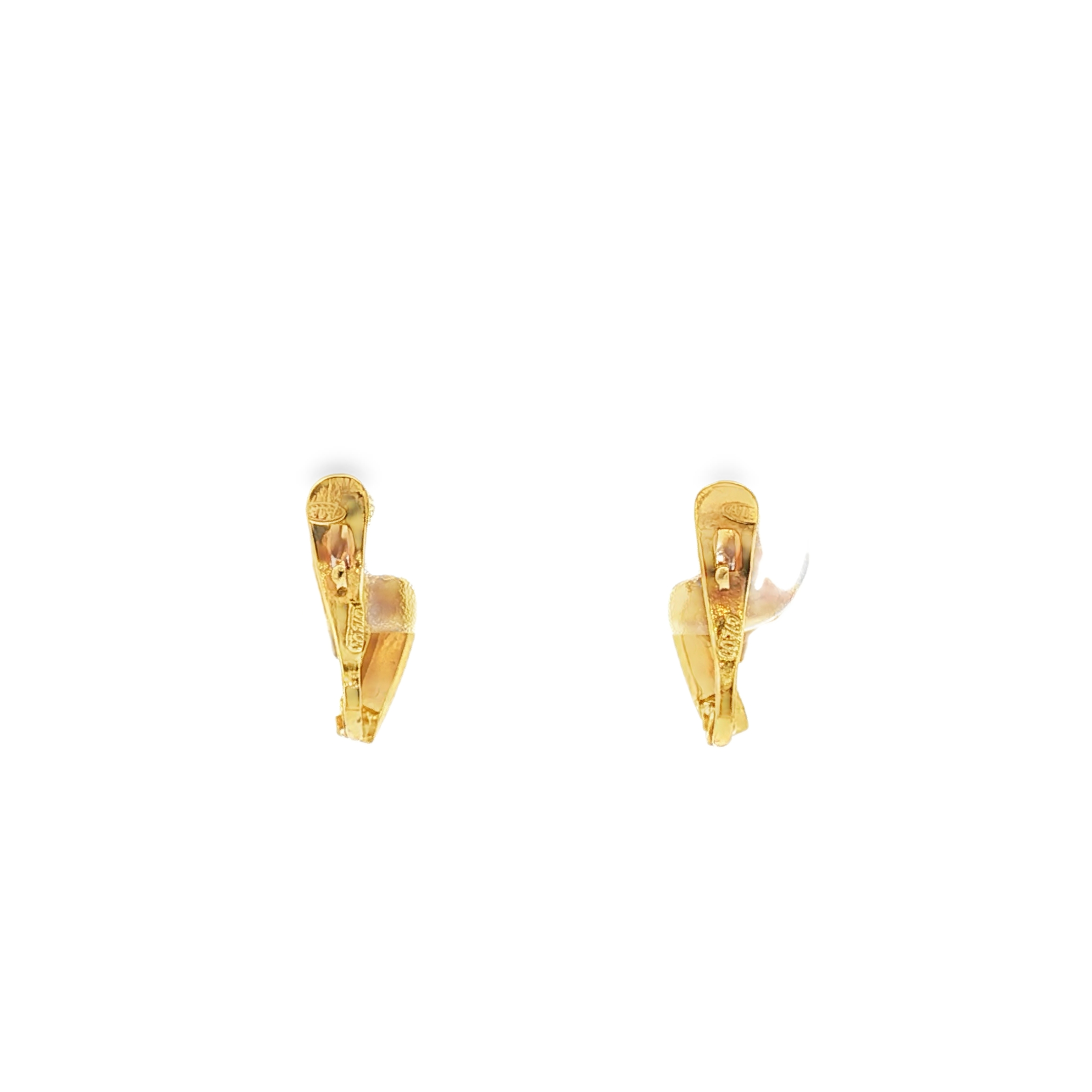 PENDIENTES BICOLOR CON CIRCONITAS