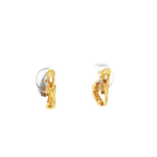 PENDIENTES BICOLOR CON CIRCONITAS