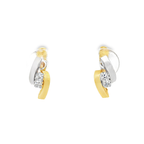 PENDIENTES BICOLOR CON CIRCONITAS