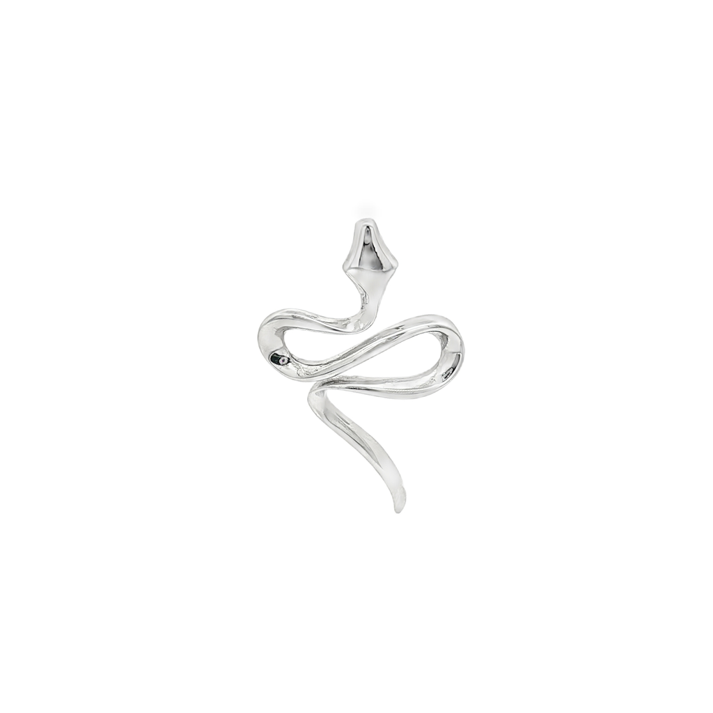DIJE SERPIENTE EN ORO BLANCO