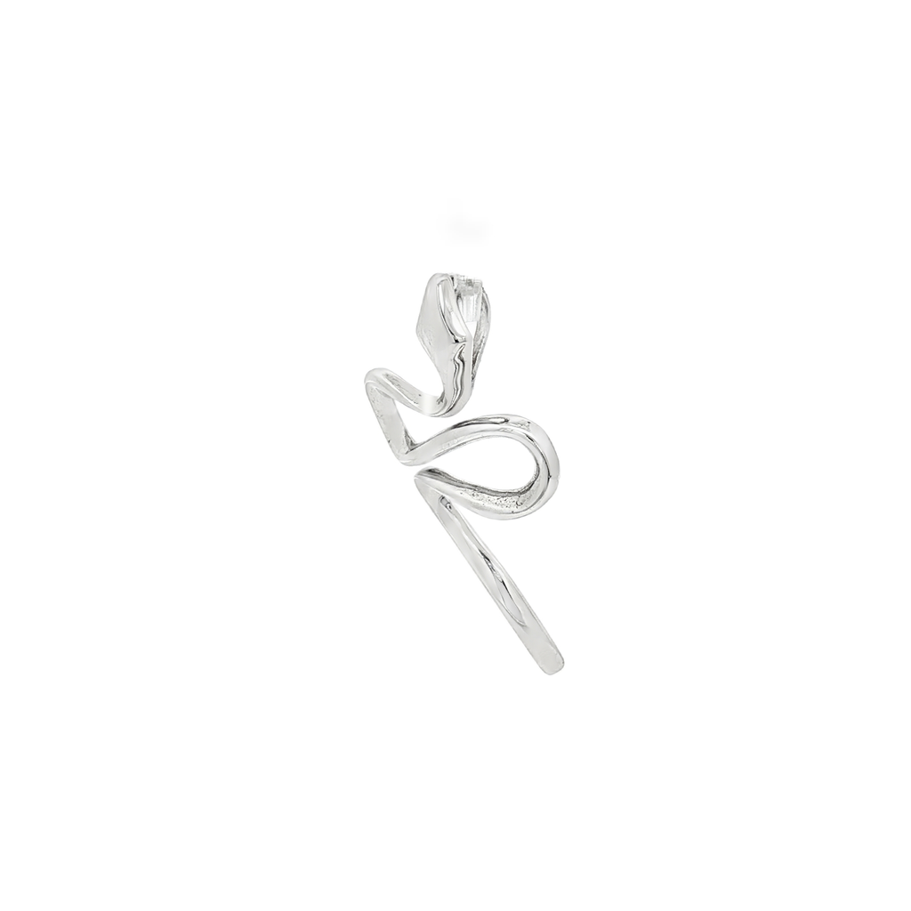DIJE SERPIENTE EN ORO BLANCO