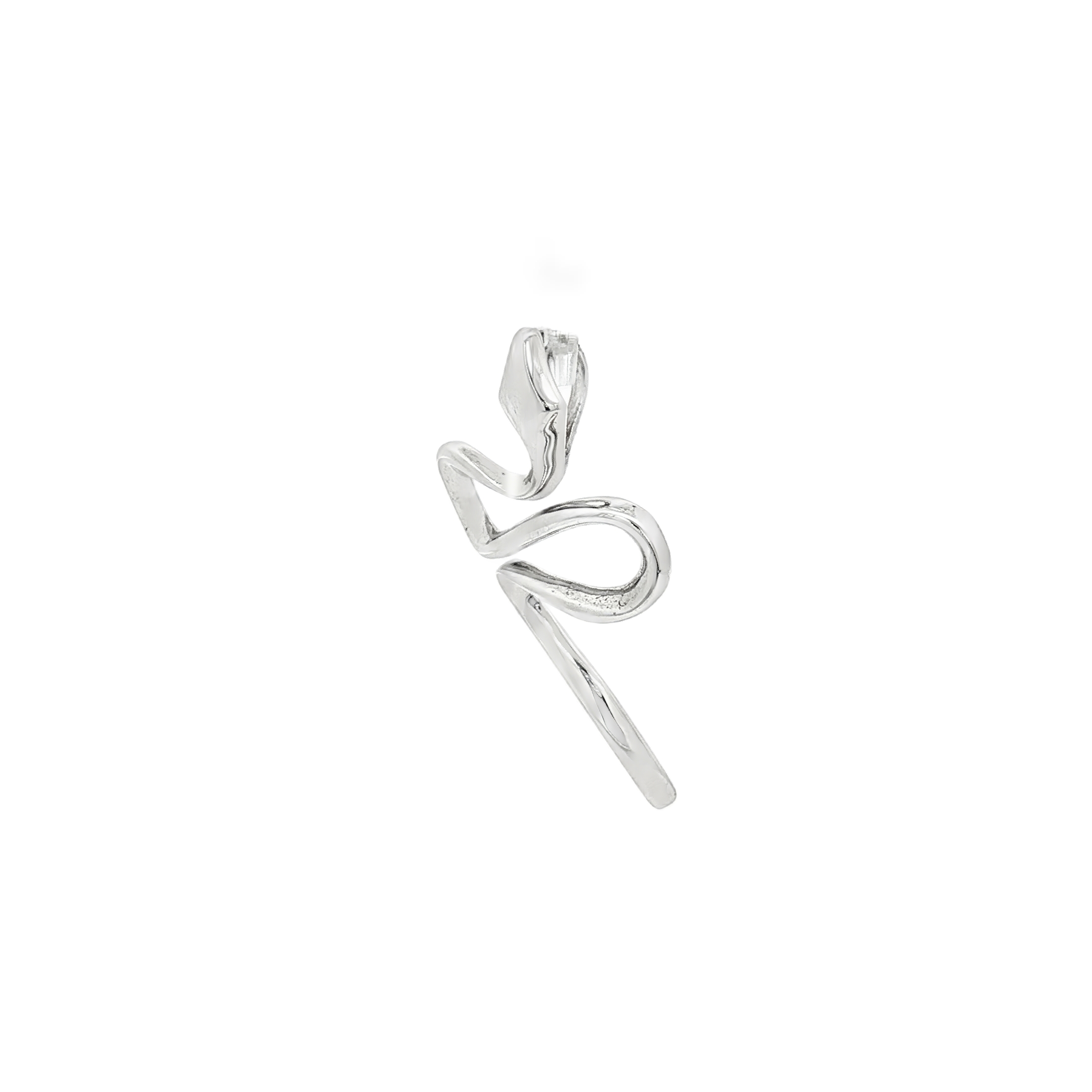 DIJE SERPIENTE EN ORO BLANCO