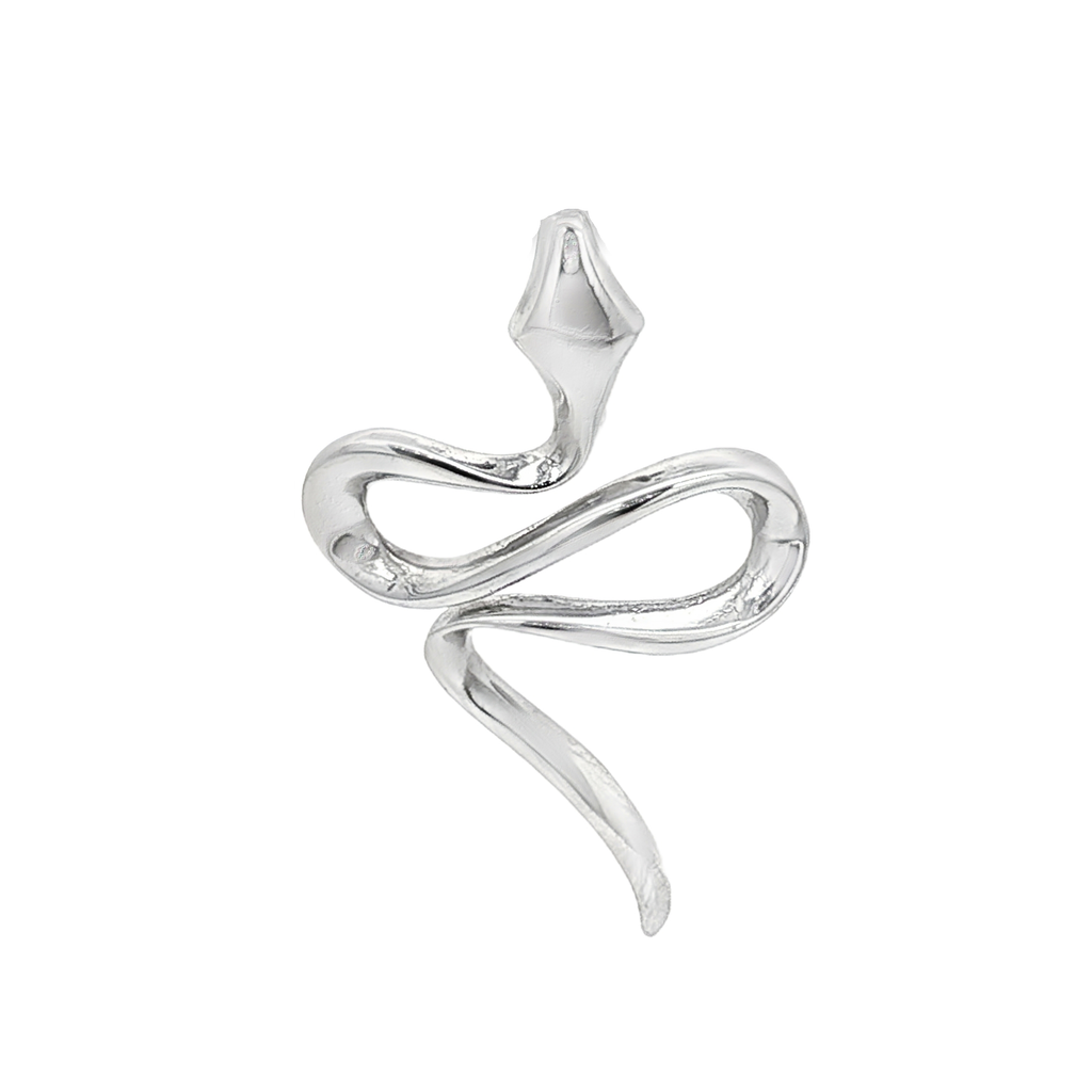 DIJE SERPIENTE EN ORO BLANCO